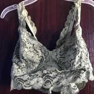 Green Lace Bralette